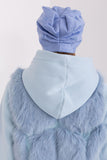 Warm Women's Cashmere Beanie Hat with Rhinestone Detail