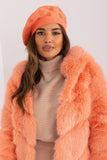 Rhinestone-Embellished Knitted Beret Hat