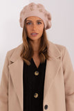 Rhinestone-Embellished Knitted Beret