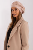 Rhinestone-Embellished Knitted Beret