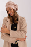 Rhinestone-Embellished Knitted Beret