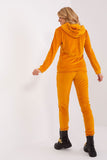 Cozy Velour Hoodie and Long Pants Set with Pockets