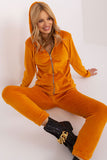 Cozy Velour Hoodie and Long Pants Set with Pockets