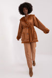 Cozy Insulated Hooded Winter Coat with Tie Belt