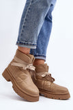 Eco Leather Ankle Boots with Fur Insulation for Cold Weather