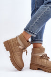 Eco Leather Ankle Boots with Fur Insulation for Cold Weather