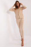 Cozy Velour Hoodie & Pants Set with Pockets