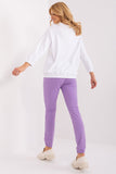 Teddy Bear Print Sweatshirt and Pants Set