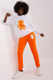 Teddy Bear Print Sweatshirt and Pants Set