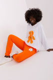 Teddy Bear Print Sweatshirt and Pants Set