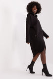 Stylish Extended Sweatshirt with Hood and Zipper Closure