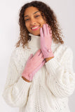 Elegant Insulated Women's Gloves with Decorative Pattern