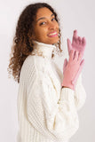 Elegant Insulated Women's Gloves with Decorative Pattern
