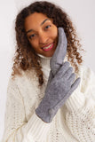 Elegant Insulated Women's Gloves with Decorative Pattern