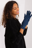 Elegant Insulated Women's Gloves with Geometric Pattern
