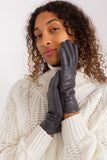 Elegant Women's Gloves with Decorative Straps and Embroidery