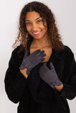 Elegant Insulated Women's Gloves with Bow Straps and Touchscreen