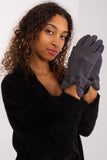 Elegant Insulated Women's Gloves with Bow Straps and Touchscreen