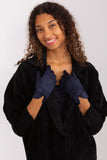 Elegant Insulated Women's Gloves with Bow Straps & Touchscreen