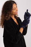 Elegant Insulated Women's Gloves with Bow Straps & Touchscreen