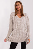 Casual Elegance Women's Sweater with Plaid Texture