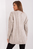 Casual Elegance Women's Sweater with Plaid Texture