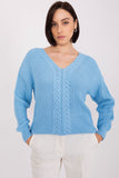 Textured V-Neck Sweater for Elegant Everyday Style