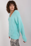 Elegant Textured V-Neck Sweater for Everyday Style