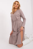 Elegant Heart Neckline Dress with Lacing and Slit