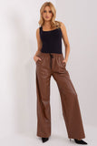 Eco-Friendly Insulated High-Waist Long Pants with Pockets