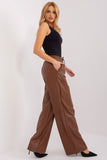 Eco-Friendly Insulated High-Waist Long Pants with Pockets