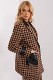 Stylish Women's Long Sleeve Buttoned Jacket with Pockets