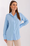 Elegant Long Sleeve Collared Women's Button-Up Shirt