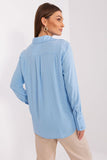 Elegant Long Sleeve Collared Women's Button-Up Shirt
