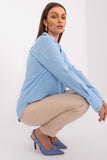 Elegant Long Sleeve Collared Women's Button-Up Shirt