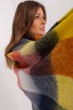 Colorful Plaid Scarf with Tassels for Fall and Winter