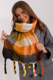 Colorful Plaid Scarf with Tassels for Fall & Winter