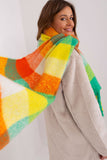 Colorful Plaid Scarf with Tassels for Fall and Winter