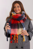 Colorful Plaid Scarf with Tassels for Fall and Winter