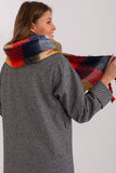 Colorful Plaid Scarf with Tassels for Fall and Winter