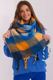Colorful Plaid Scarf with Tassels for Fall & Winter