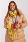 Colorful Plaid Scarf with Tassels for Fall and Winter
