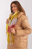 Colorful Plaid Scarf with Tassels for Fall and Winter