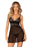 Romantic Babydoll and Thong Set for Special Occasions