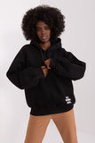 Cozy Insulated Women's Hoodie with Decorative Detail