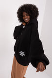 Cozy Insulated Women's Hoodie with Decorative Detail