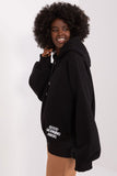 Cozy Insulated Women's Hoodie with Decorative Detail
