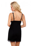 Elegant Lace Chemise in Hot Red or Velvety Black