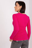 Everyday Fitted Cotton Blouse with Heart Neckline