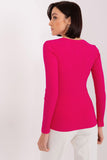 Charming Heart Neckline Fitted Blouse for Everyday Style